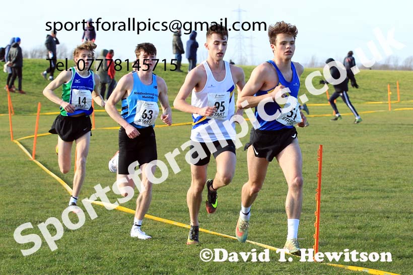 Mens under-20s 2022 Northern Cross Country Champs., Pontefract. Photo: David T. Hewitson/Sports for All Pics
